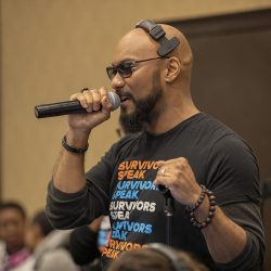 SACRAMENTO, Calif., April 8,  2019

Survivors Speak conference in Sacramento, Calif., April 8, 2019.

Photo by Robert Durell