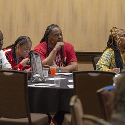 SACRAMENTO, Calif., April 8,  2019

Survivors Speak conference in Sacramento, Calif., April 8, 2019.

Photo by Ted Chin